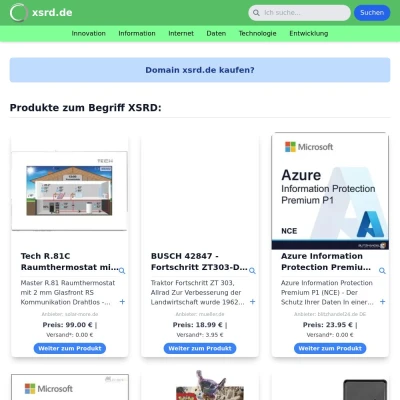 Screenshot xsrd.de