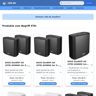 Screenshot xt8.de