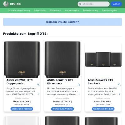 Screenshot xt9.de