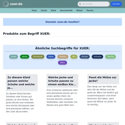 Screenshot xuer.de