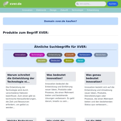 Screenshot xver.de