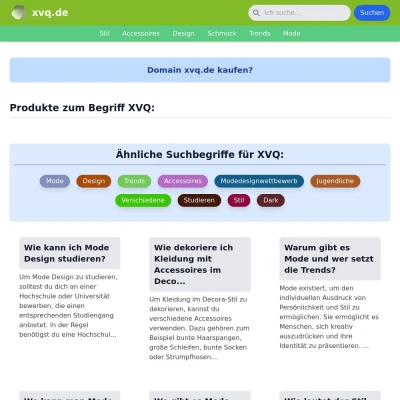 Screenshot xvq.de