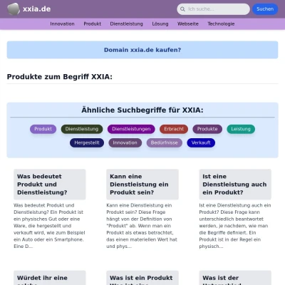 Screenshot xxia.de