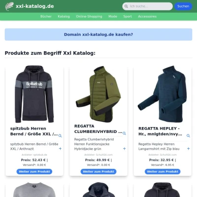 Screenshot xxl-katalog.de