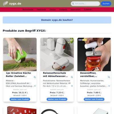 Screenshot xygx.de