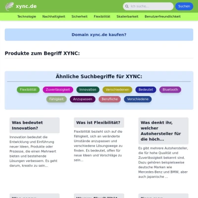 Screenshot xync.de