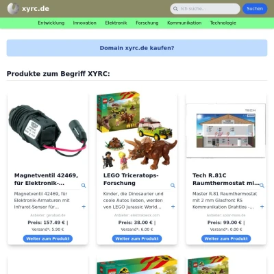 Screenshot xyrc.de