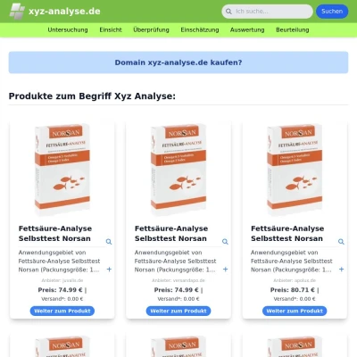 Screenshot xyz-analyse.de