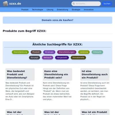 Screenshot xzxx.de