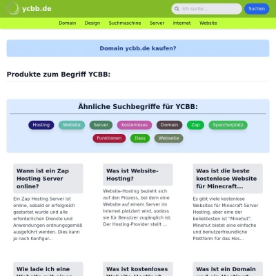 Screenshot ycbb.de