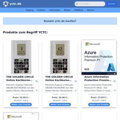 Screenshot yctc.de