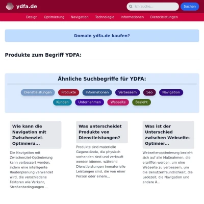 Screenshot ydfa.de