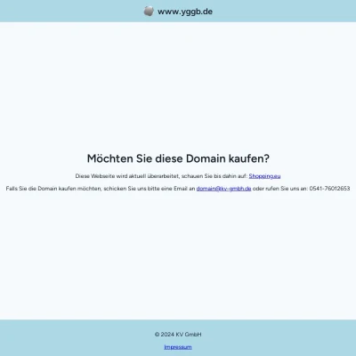 Screenshot yggb.de