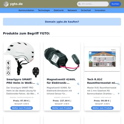 Screenshot ygto.de