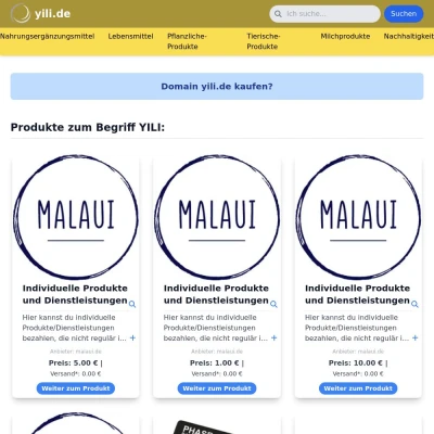 Screenshot yili.de