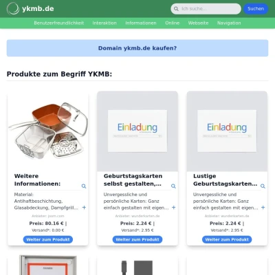 Screenshot ykmb.de