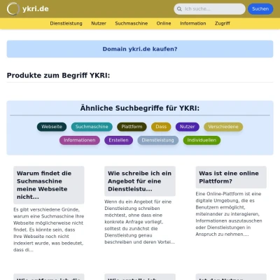 Screenshot ykri.de