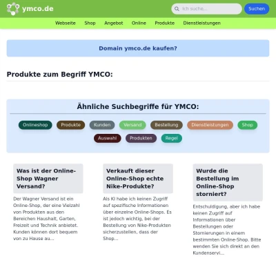 Screenshot ymco.de