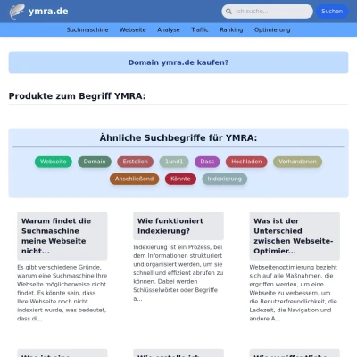 Screenshot ymra.de