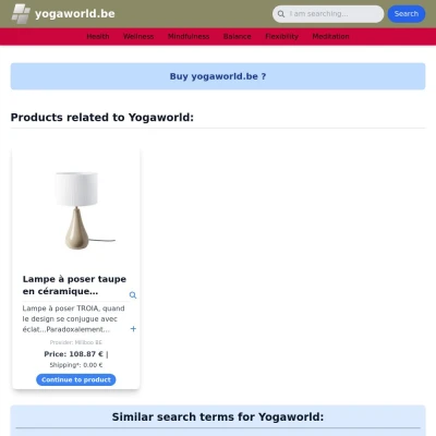 Screenshot yogaworld.be