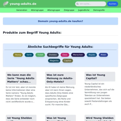 Screenshot young-adults.de