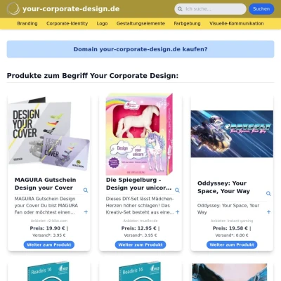 Screenshot your-corporate-design.de
