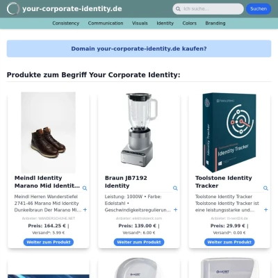 Screenshot your-corporate-identity.de