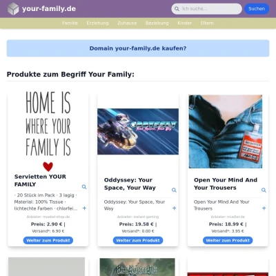 Screenshot your-family.de