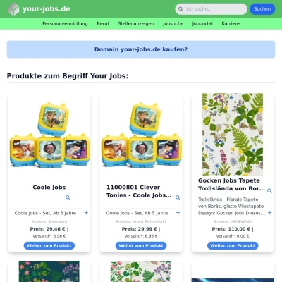 Screenshot your-jobs.de