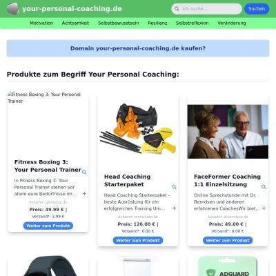 Screenshot your-personal-coaching.de