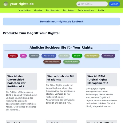 Screenshot your-rights.de