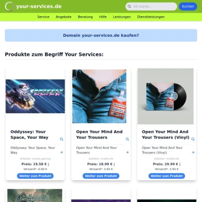 Screenshot your-services.de