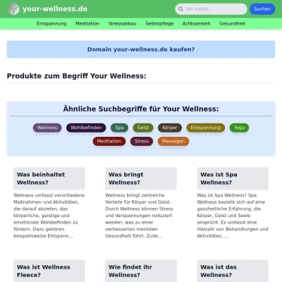 Screenshot your-wellness.de