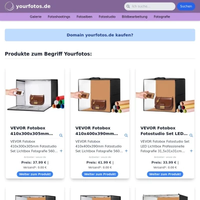 Screenshot yourfotos.de