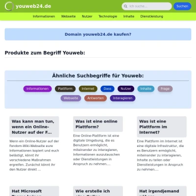 Screenshot youweb24.de