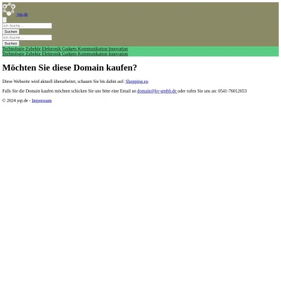 Screenshot yqt.de