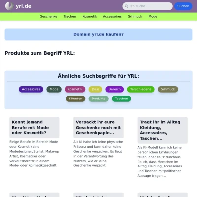 Screenshot yrl.de