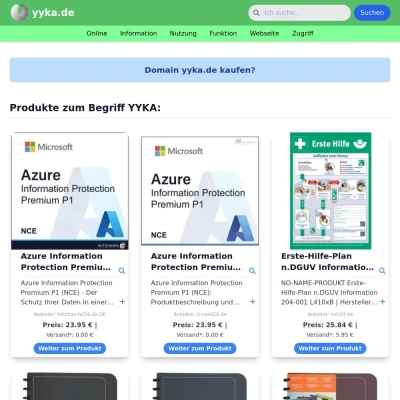 Screenshot yyka.de