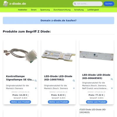 Screenshot z-diode.de