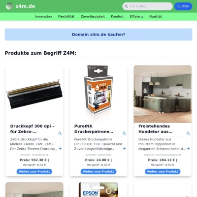 Screenshot z4m.de