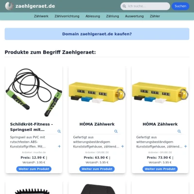 Screenshot zaehlgeraet.de