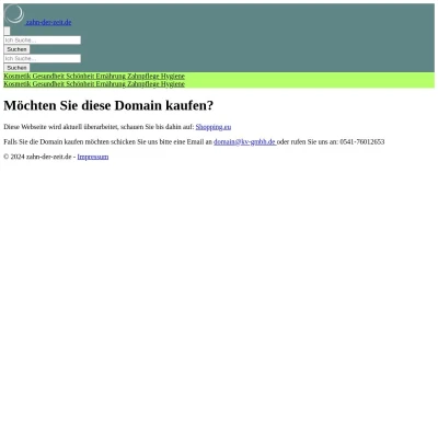 Screenshot zahn-der-zeit.de