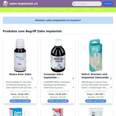 Screenshot zahn-implantat.ch