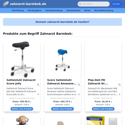 Screenshot zahnarzt-barmbek.de