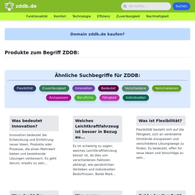 Screenshot zddb.de