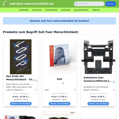 Screenshot zeit-fuer-menschlichkeit.de