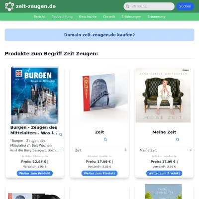 Screenshot zeit-zeugen.de