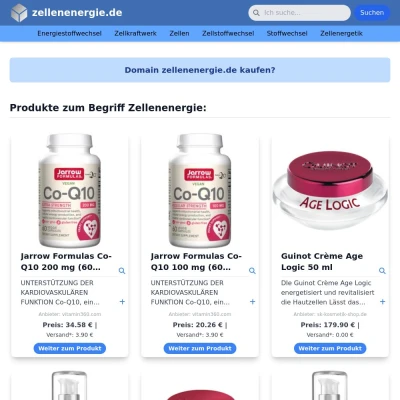 Screenshot zellenenergie.de