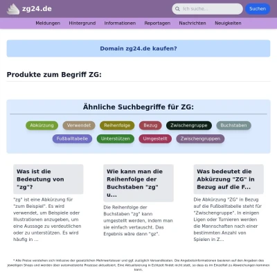 Screenshot zg24.de