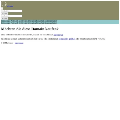 Screenshot zhnx.de